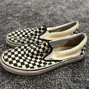 Vans Checkered Slip On Shoes